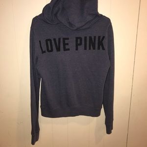Medium Victoria’s Secret light full zip hoodie
